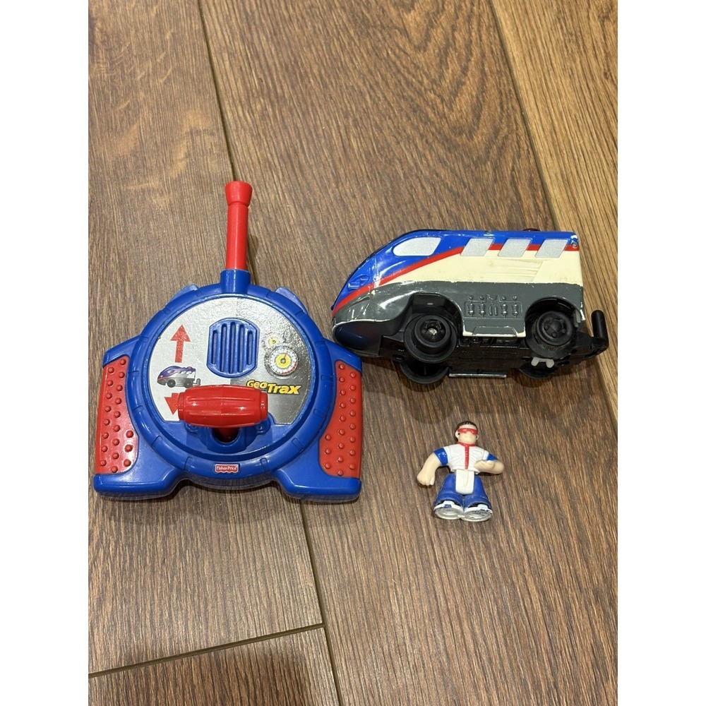 Geotrax Blue Stand Alone Aero & Eric Train Engine Remote 2006 Works Fisher Price